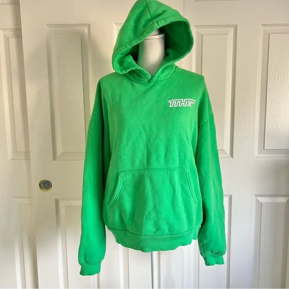 Madhappy x Spotify Today’s Top Hits Unisex Cotton Hoodie Green Medium NEW